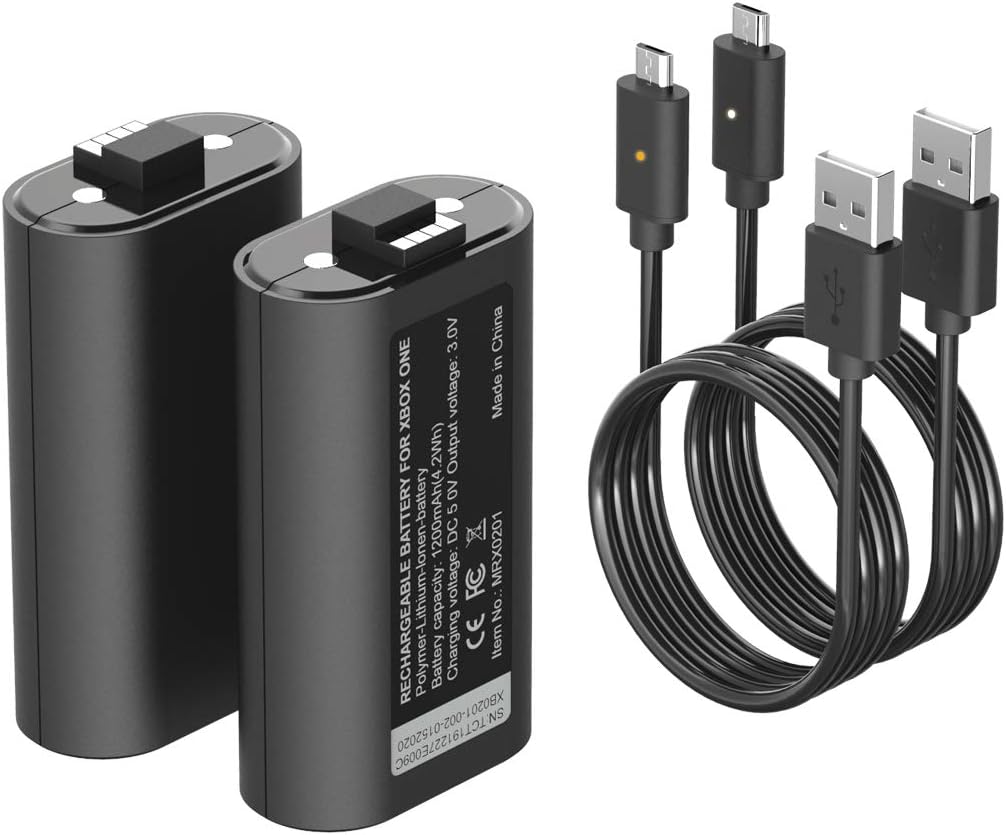 Batería de Litio Recargable para Controlador Xbox One, ElecGear 2X