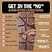 Hu Chocolate Bars | 4 Pack Almond Butter Puffed Quinoa Chocolate | Natural Organic Vegan, Gluten Free, Paleo, Non GMO, Fair Trade Dark Chocolate | 2.1oz Each