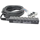 Seismic Audio SADROP-8x30 8 Channel Drop Snake Cable, 30-Feet Pro Audio Sub Snake