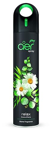 Godrej aer spray, Premium Air Freshener for Home & Office-Relax (270ml)
