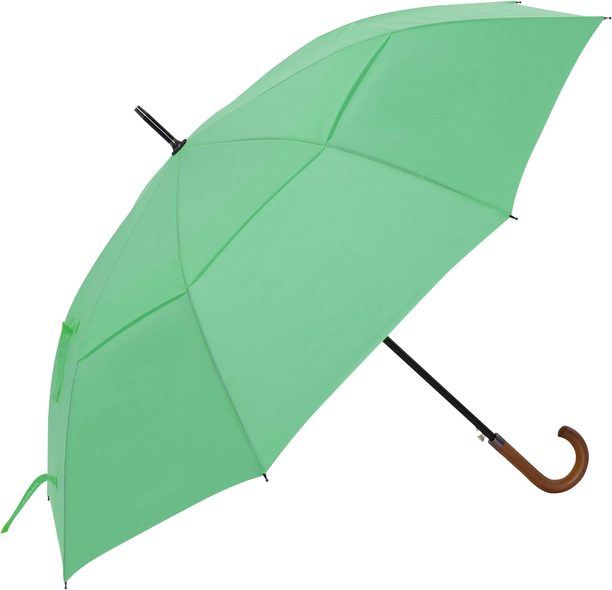 ZEKAR Wooden J-Handle Umbrella, 54/62 / 68 inch, Classic and UV-Protection Versions, Large Windproof Stick Umbrella…