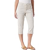 Gloria Vanderbilt Womens Amanda Capri with High Rise Straight Standard