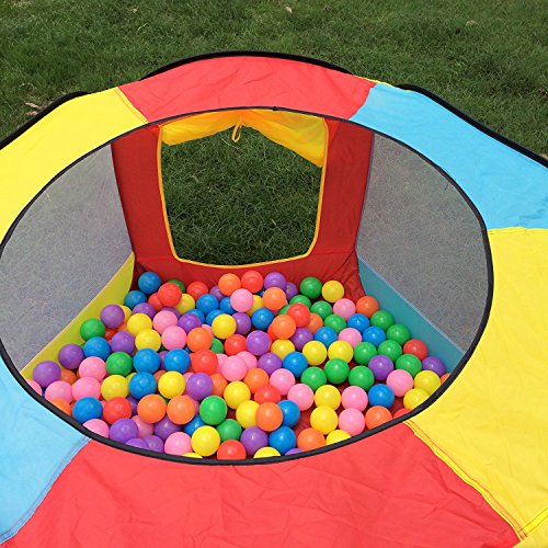 WER Ball Pit Play Tent for Kids - 6-sided Playhouse for Children - Fill with Plastic Balls (Balls Not Included) or Use As an Indoor or Outdoor Tent
