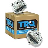 TRQ Front Left and Right Wheel Bearing and Hub Assembly Set 2 Piece Compatible with 13-15 Nissan Armada 4WD 2012 Armada 4WD from 12-01-11 13-14 Titan 4WD 2012 Titan 4WD from 12-01-11 2015 Titan 4WD