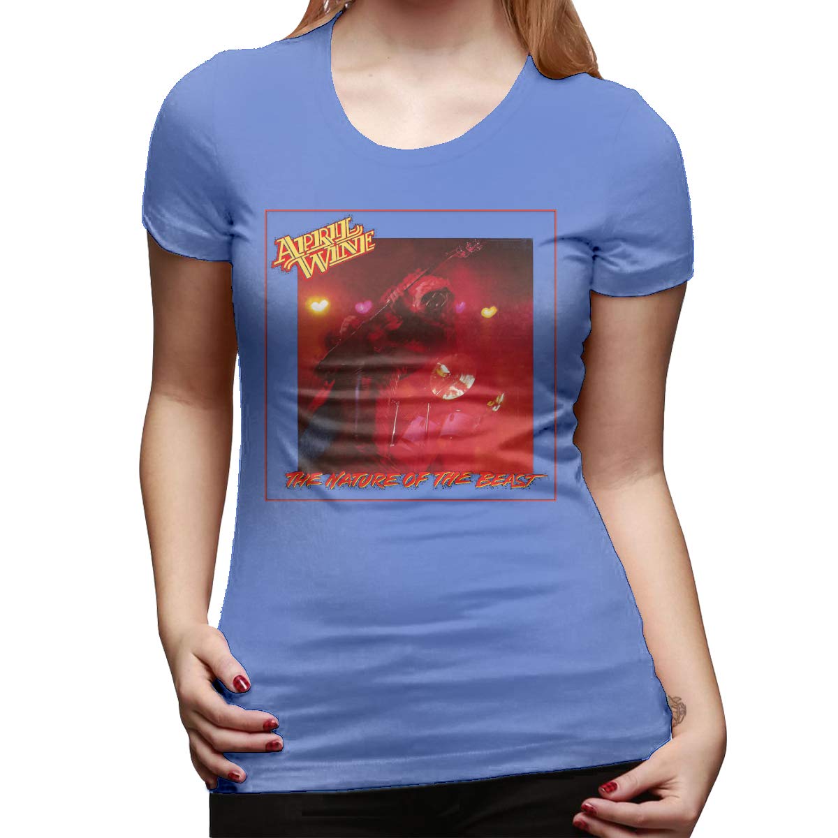 Erman T Shirts April Wine Music Band Cover Vintage Black Tee