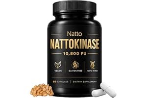 Nattokinase 10800 FU 𝗦𝘂𝗽𝗽𝗹𝗲𝗺𝗲𝗻𝘁, 60 Capsules