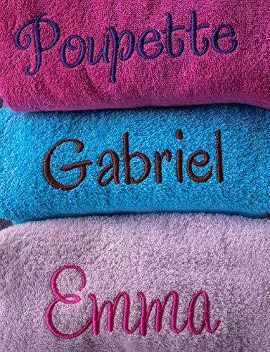 Linge éponge Personnalisé 100 Coton 500gm² Drap De Bain Avec Prénom Cadeau Personnalisé Cadeau Prénom Cadeau Naissance Cadeau Anniversaire
