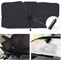 helloleiboo Car Windshield Sun Shade UV Rays and Heat Sun Visor Protector Foldable Reflector Windshields Umbrella