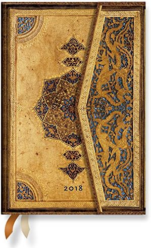 Paperblanks 2018 Mini 12-Month Week-at-a-Time Planner (Safavid Mini)