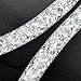 Mytys Choker Necklace for Women Mesh Crystal Charm Chain Necklace(Silver Necklace)