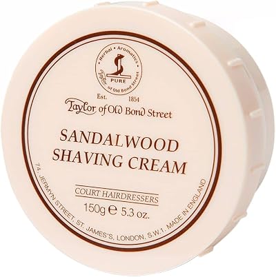 Taylor of Old Bond Street Sandalwood Shaving Cream Bowl 150g