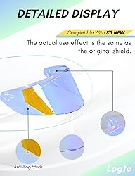 Logto New K3 Visor Compatible With New AGV K3 Visor
