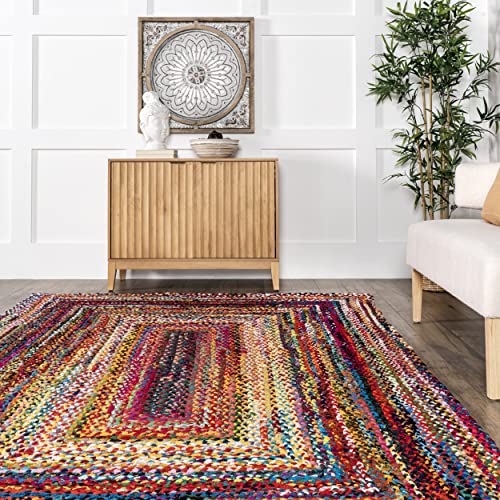 nuLOOM Tammara Bohemian Hand Braided Area Rug, 3' x 5', Multi Pricepulse