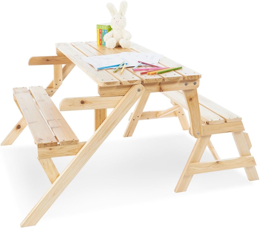 Pinolino 201351 Kindersi 2 En 1 Jardin Avec Banc Et Banc De Jardin Elli Marron Amazon Ca Home Kitchen