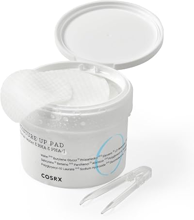 COSRX One Step Moisture Up Pads 70 ct BHA Toner Sensitive Skin Daily Gentle