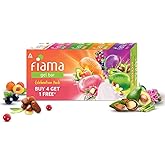 Fiama Gel Bar Celebration Pack with 5 unique Gel Bars, with skin conditioners for moisturized skin, 125g soap (Buy 4 get 1 Free)