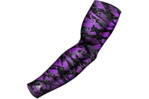 B-Driven Sport Youth Compression Arm Sleeve for Kids - 40 Cool Arm Sleeve Colors & Design - Great for Athletics & Sports - Av
