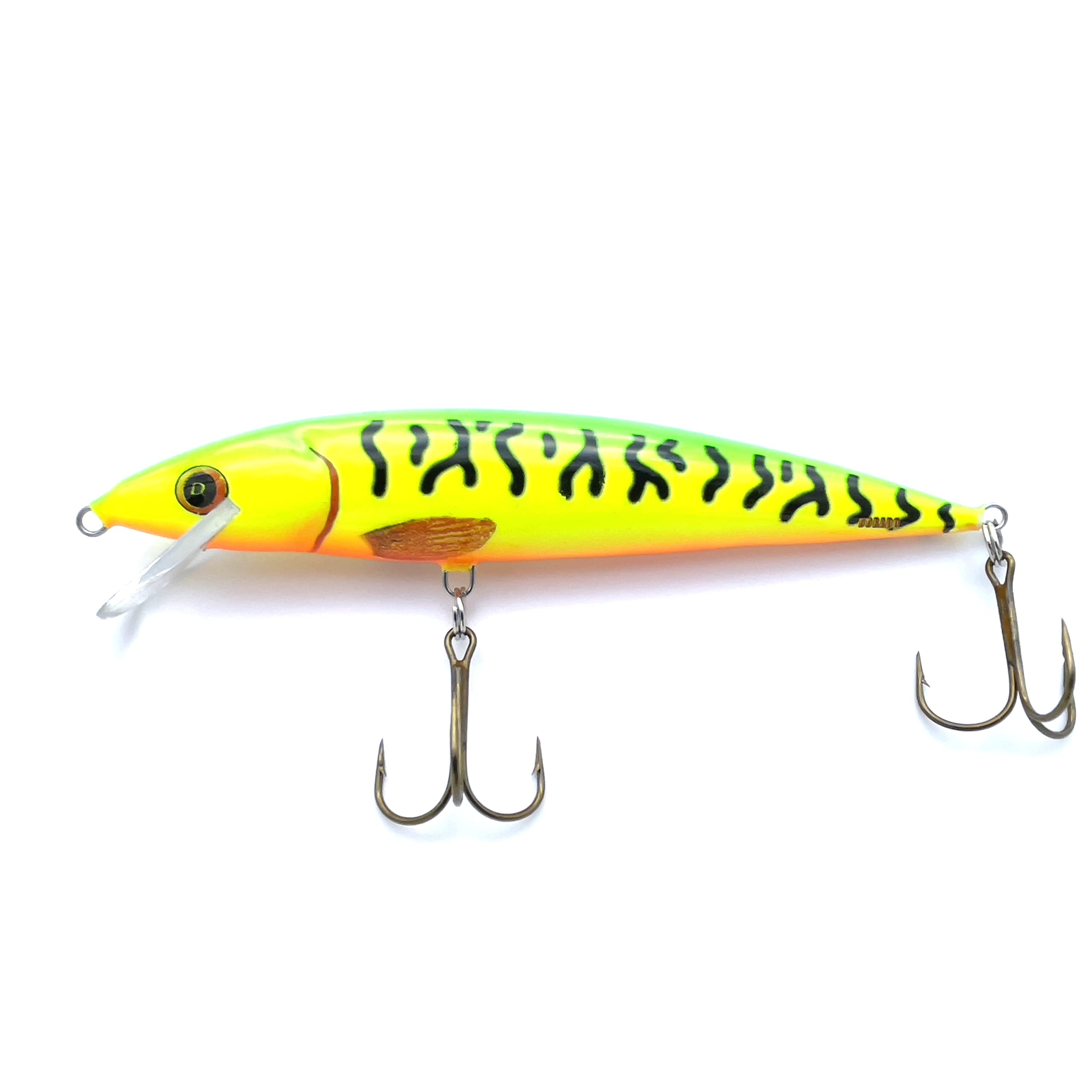 EVERBAY DORADO Wobbler Fishing Lure - Artificial Hard Crankbait - Fishing Tackle, Topwater Life-Like Swimbait for Pike Zander Catfish Trolling and Long Cast in Freshwater, Floating - CLASSIC 15cm FT