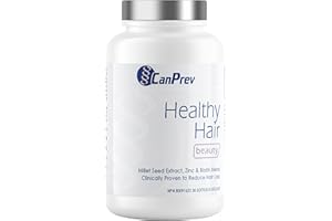 CanPrev - Healthy Hair, 30 Softgels 30-Day Supply - Non-GMO and Gluten-Free - Reduction of Dandruff, Reduces Hair Loss, Stimu
