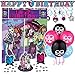 Monster High Premium Birthday Party Pack Decoration Kit Childrens Tableware