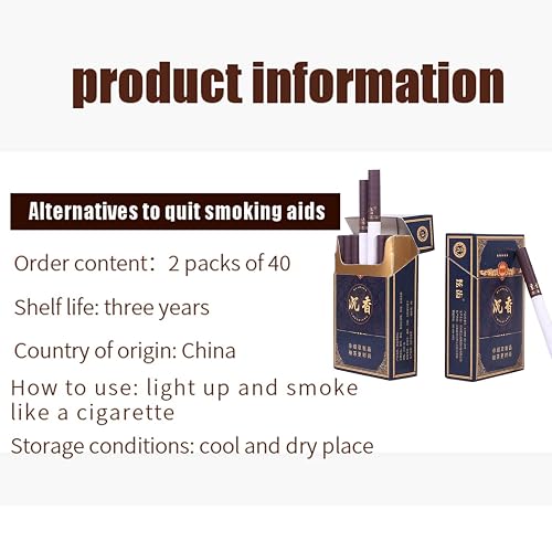 Honey Rose Herbal Cigarettes - Tobacco and Nicotine Free- 2 Packs 40 Smokes  in Saudi Arabia