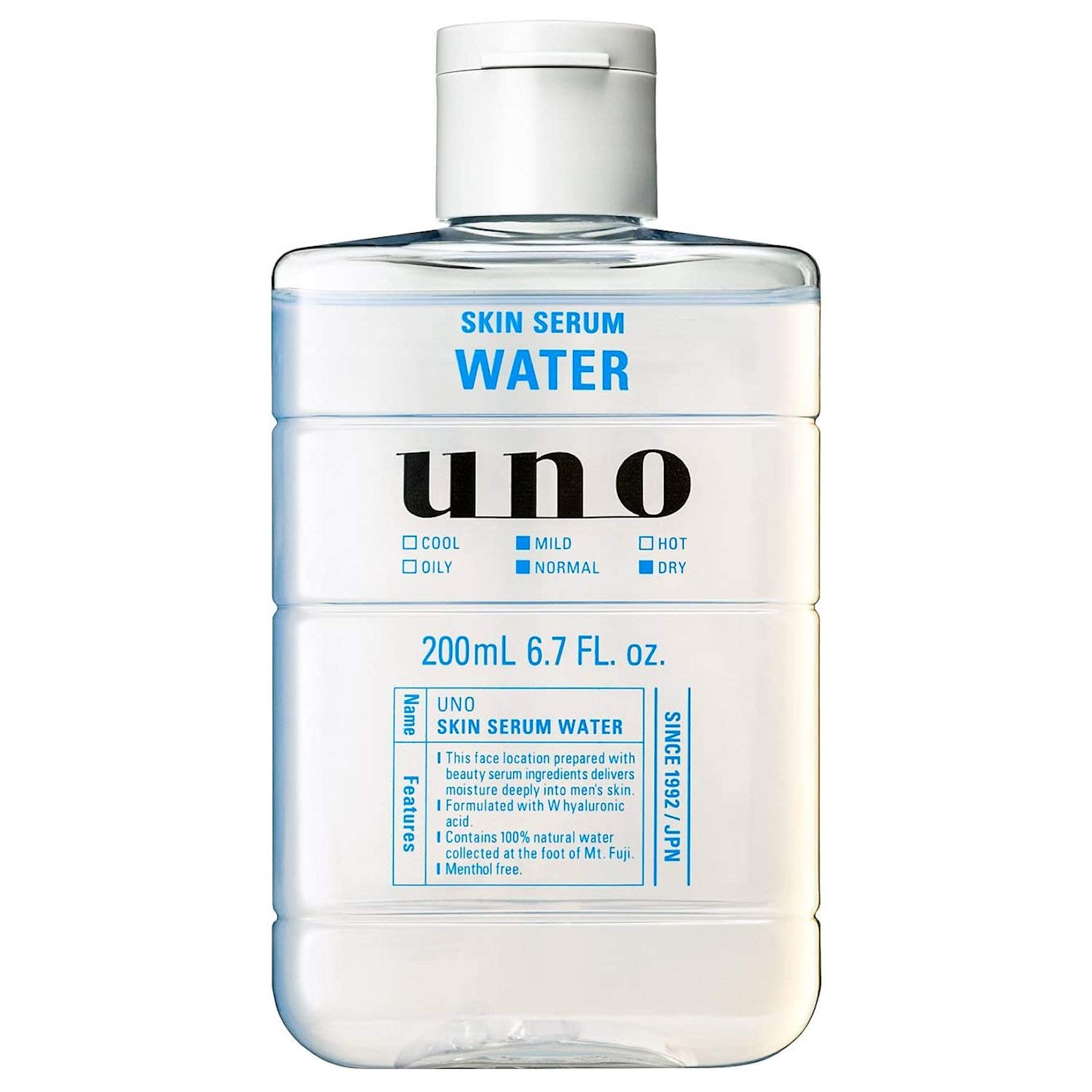 UNO Skin Serum Water men's toilet water 200ml