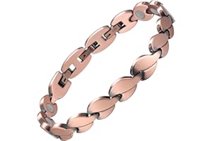 Jecanori Pure Copper Bracelets for Women, Effective Copper Magnetic Bracelets for Women, Healing Copper Jewelry Gifts with Sizing Tool
