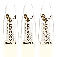 BioRLX Coconut Oil Lip Balm - Natural Hydration with Coconut’s Nourishing Properties for Everyday Lip Care (Three Lip Balm) (Coconut, 0.12 Ounce (Pack of 3))