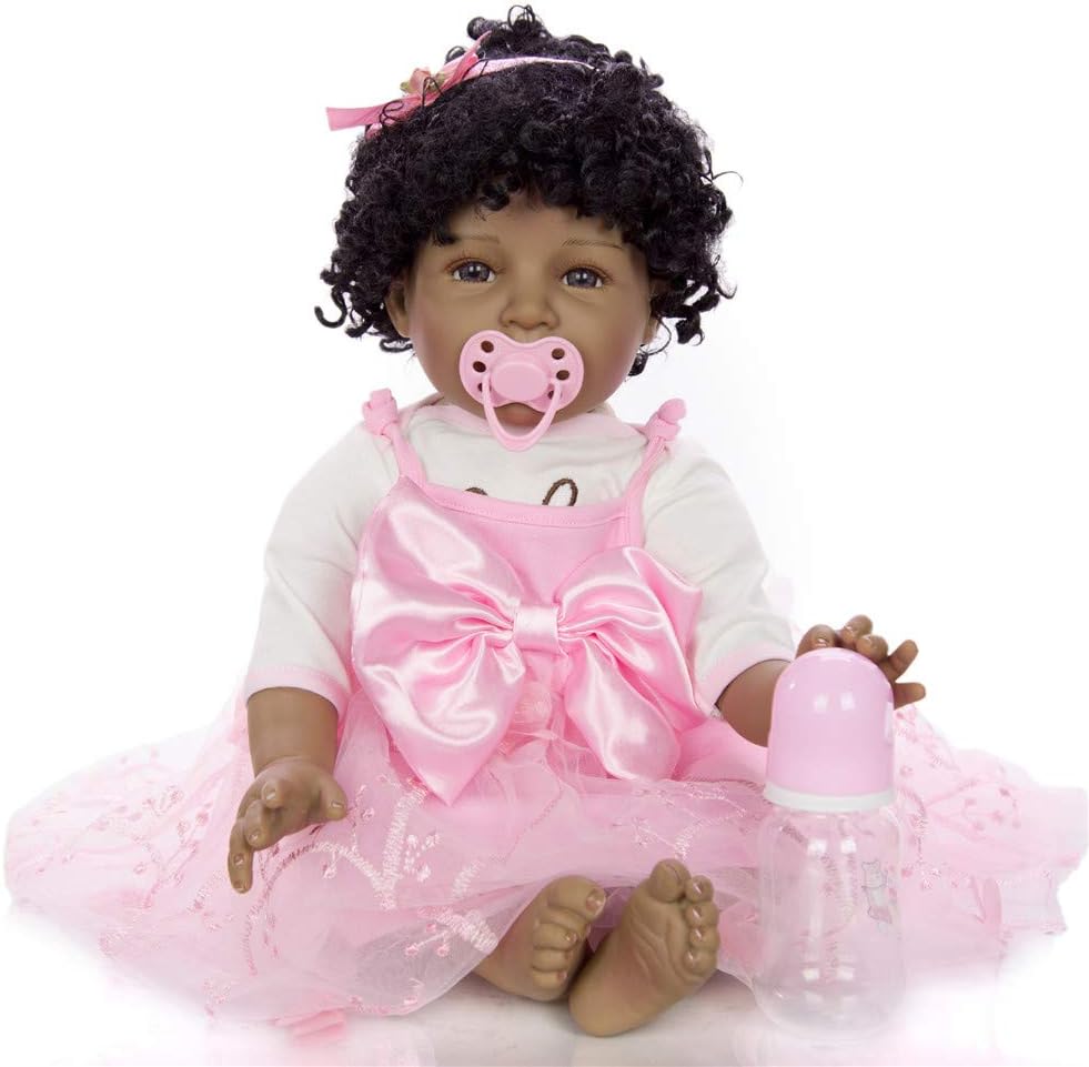 Prezzo TTXLY Reborn Baby Doll 22 Pollici 55Cm Rebirth Doll Panno Body Simulation Bambino Realistico e Realistico Sogni Alti Regalo Gift Toy Sicurezza Testato per Age 3 Offerte