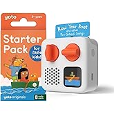 Yoto Mini (2024 Edition) + Starter Pack for Little Kids Bundle – Screen-Free Bluetooth Audio Player, All-in-1 Travel Device f