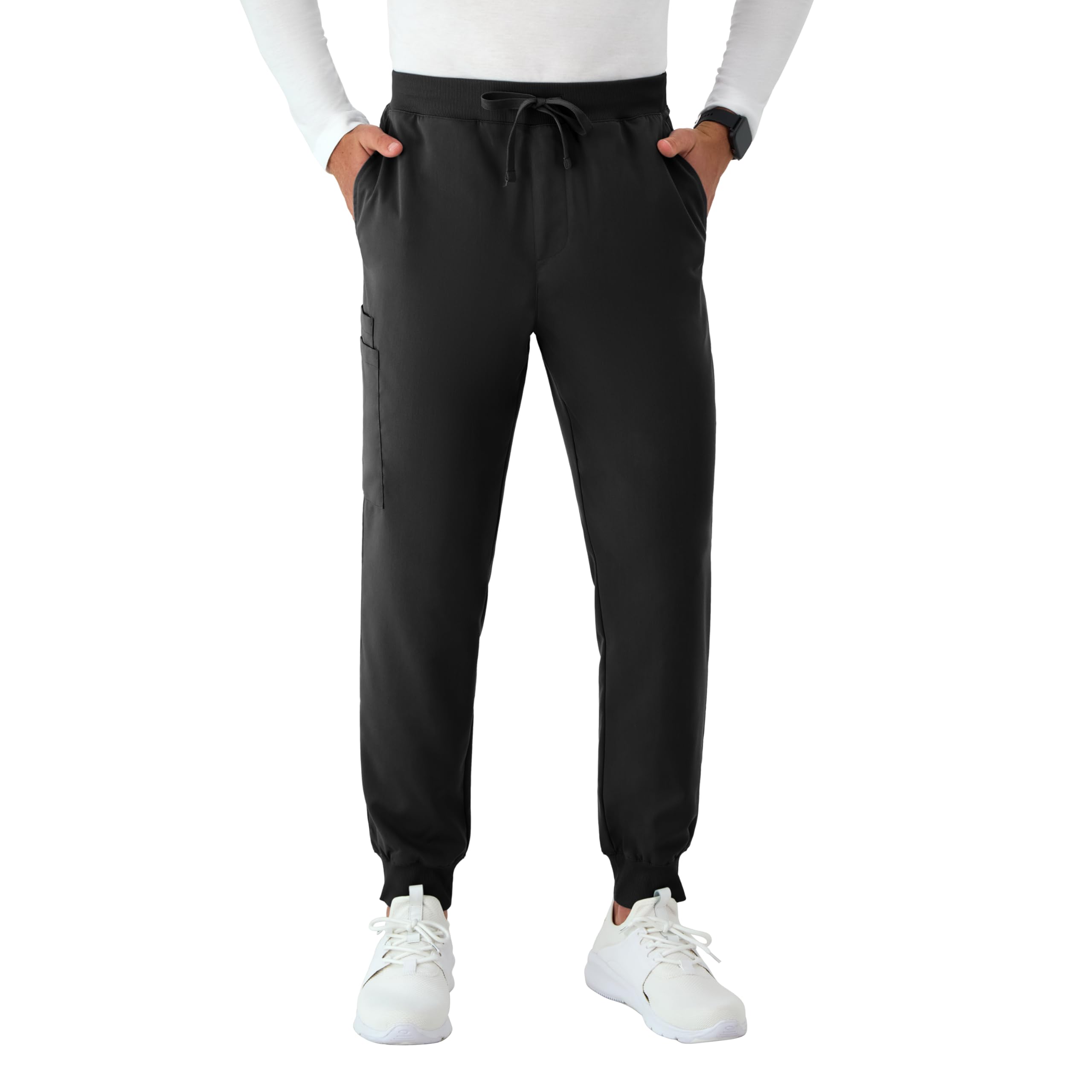 Photo 1 of Hanes Men's Scrubs Healthcare Joggers, Scrub Joggers for Men, Moisture-Wicking & Odor Control, Multiple Pockets