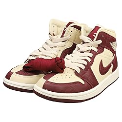 Nike Women's Air Jordan 1 Mid Shoes Sneaker, Beach