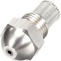 Buse à Jet Plat En Inox 304 - 1/4BSPT, 2mm - Pour Arrosage, Nettoyage, Jardin Et Cuisine