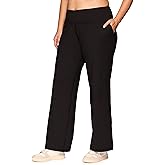 RBX Active Plus Size Yoga Pants for Women, Tummy Control Boot Cut Flare Legging Lightweight Buttery Soft Pants with Pockets