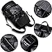 Leather Backpack For Men with USB Waterproof Large Capacity Backpack School College Bookbag Laptop Computer Backpack with Shoe Compartm Travel Bag Extra Capacity Casual Vintage Daypacks for Men(black)