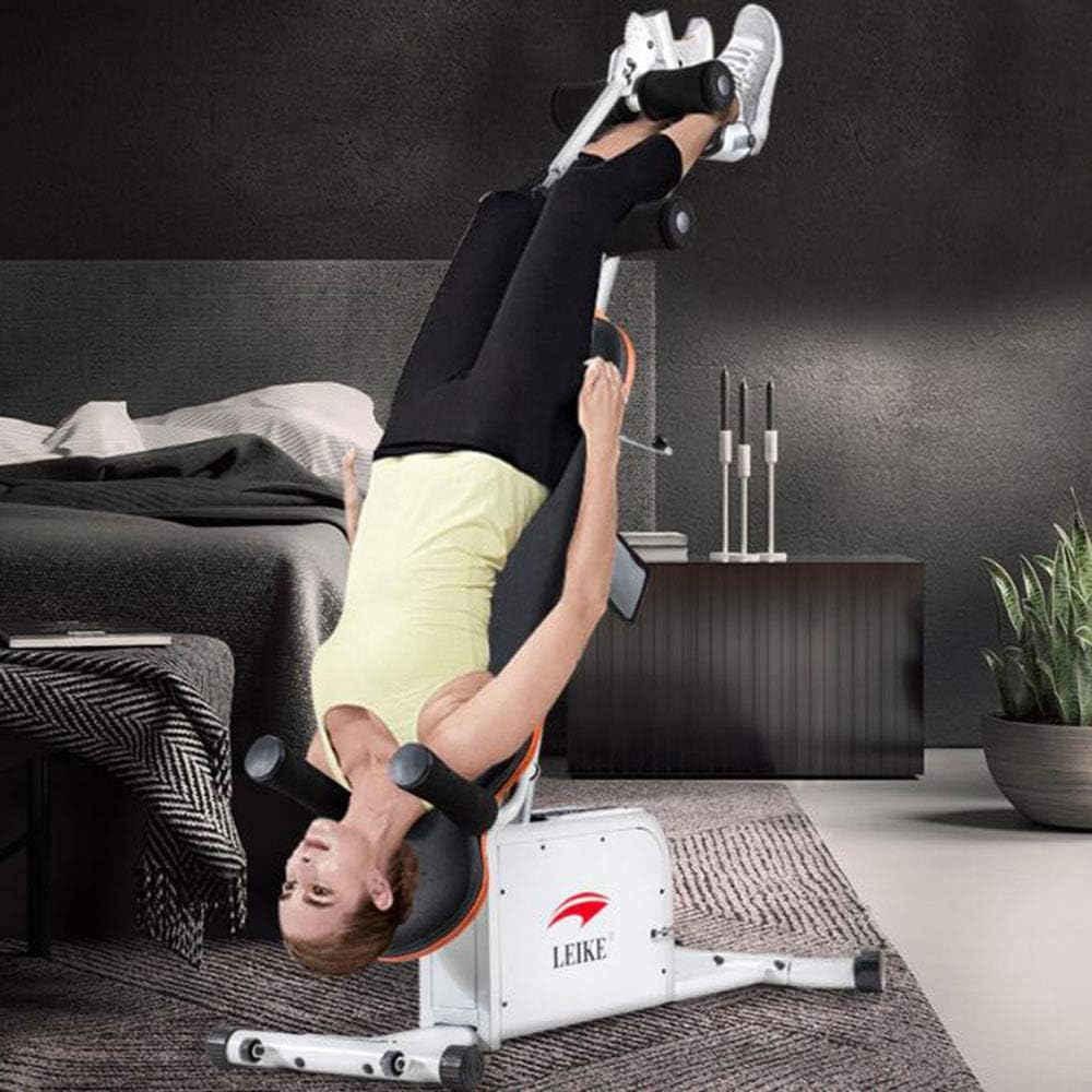 LILIA GYM Electric Inversion Table Handstand Machine Ffitness Equipment for Home Inversion Workout Relieve Back Pain Back Stretching