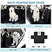 Mpow Pet Seat Cover, Dog Car Seat Cover with Mesh Viewing Window & Storage Pocket, Dog Hammock Waterproof Non-Scratch Large Backseat Cover, Nonslip Backing and Seat Anchors for Cars, Trucks
