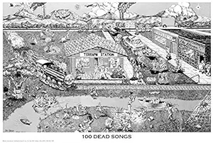 100 Dead Songs Poster 36 x 24in