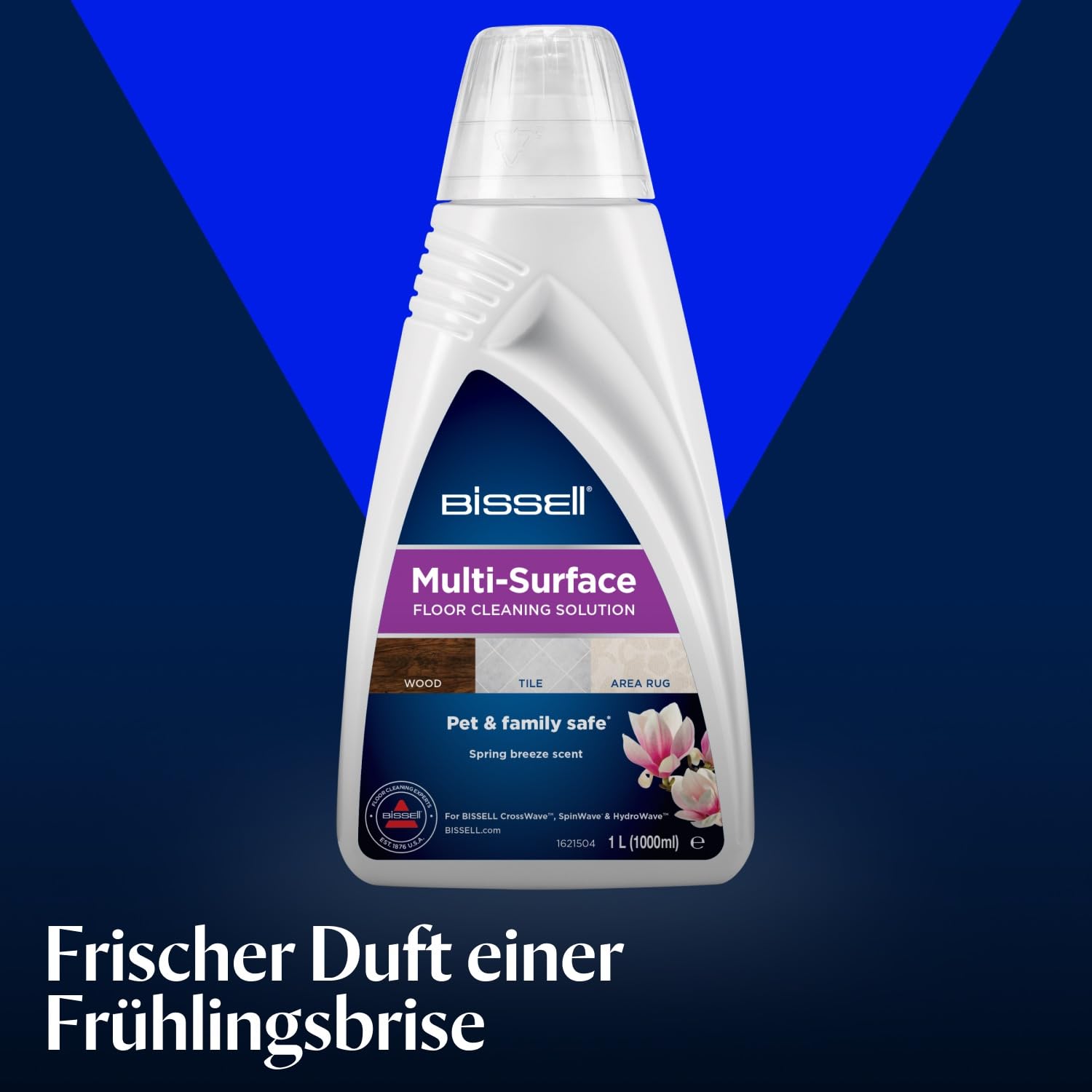BISSELL Mehrflächen-Bodenreinigungslösung, 3er-Pack, 1 L, 2885 6