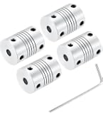 Arbre De Couplage Flexible 14mm à 14mm Uxcell - L66xD40, Alliage Aluminium, Pour Servo Moteur - Neuf
