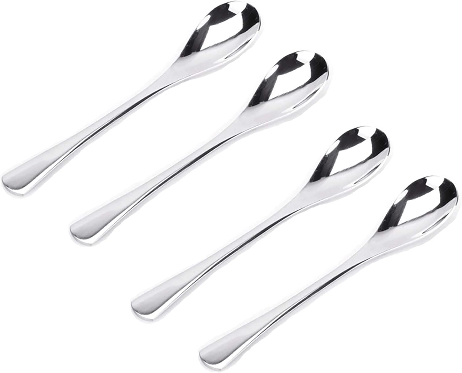 VANRA 4.9in 4Piece Tea Spoons Set 18/10 Stainless Steel Coffee