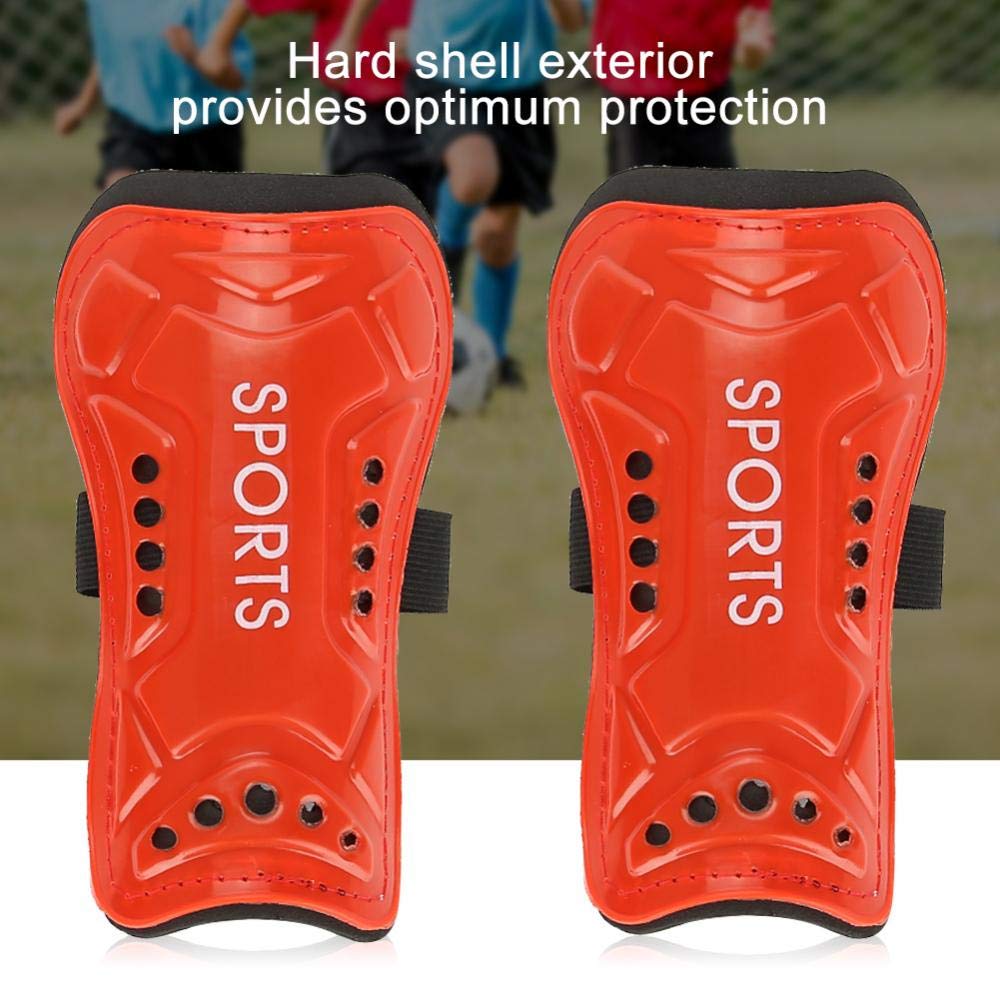 Hockey Shin Pads Orange Large shinguards shinpads field protection pad