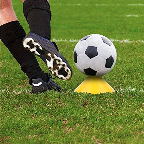 Soccer Cones Agility Disc Cone 3.15in/8cm Identifiable Height 20-Pack -with Mesh Bag, Storage Strap for Agility Training Equipment, Football, Sports, Kids, Field Marker