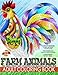 Farm Animals Adult Coloring Book: Farm Animal Design Patterns for Immersive Fun, Relaxation, and Stress Relief (Color To Live) (Volume 5)