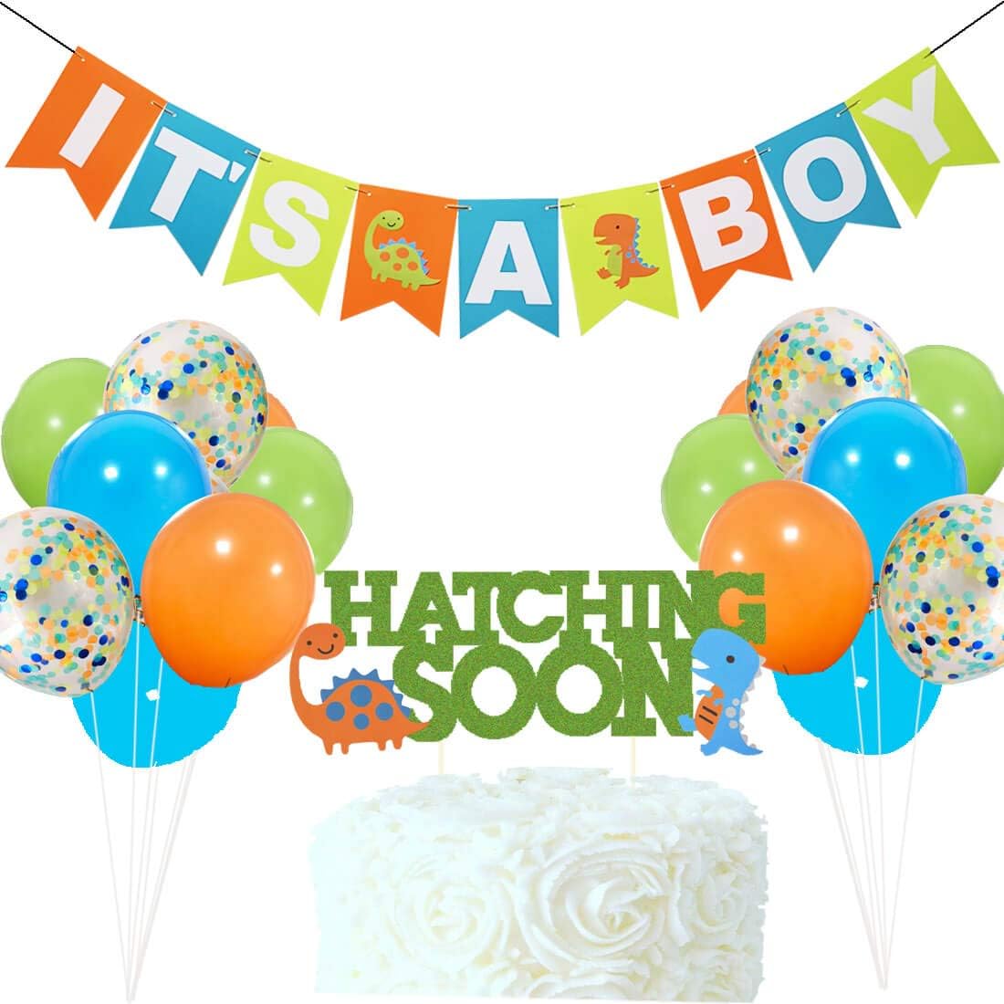 Amazoncom Dinosaur Baby Shower Its A Boy Dinosaur Banner Hatching Soon Cake Topper Dinosaur Balloons Rex Banner Party Supplies Decorations Toys Games Amazoncom Dinosaur Baby Shower Its A Boy Dinosaur Banner Hatching Soon Cake Topper Dinosaur Balloons Rex Banner Party Supplies Decorations Toys Games
