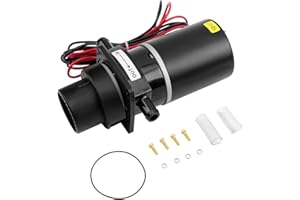 GLEDEWEN Jabsco Macerator Pump, Marine Toilet Assembly Kit, 37041-0010, Compatible with Jabsco 37010-0090 37010-0000 37010-1000 37010-1090, Boat Yacht Quiet Flush Toilet Electric Macerating, 12-Volt, No Leak