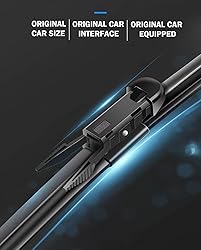3 Factory Wiper Blades Replacement for