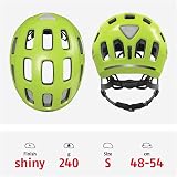 ABUS Youn-I 2.0 Bike Helmet with LED Light Unisex children teens adults view 2