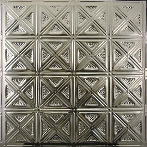 5 pcs of Tin Ceiling Tile #131, Unfinished Nail-up for Tin Backplash or Ceilings