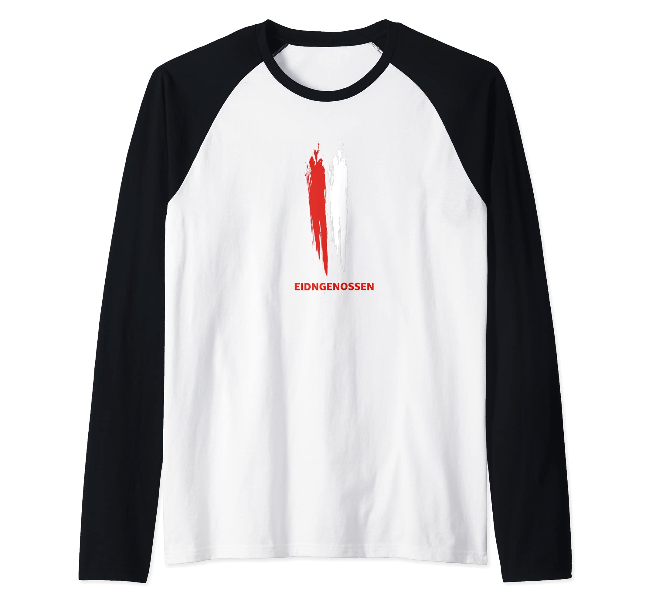 Flag Swiss Raglan Baseball Tee